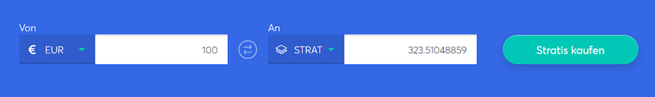 Tauschbarren zum Kauf von Stratis