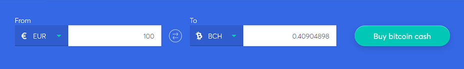 Exchange bar to buy bitcoin cash