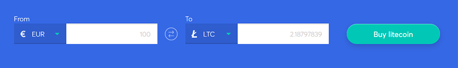 Exchange bar to buy litecoin