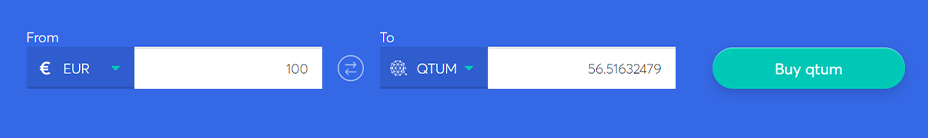 Exchange bar to buy Qtum