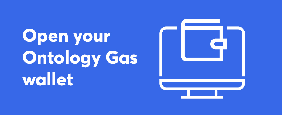 open your wallet to buy ontology gas
