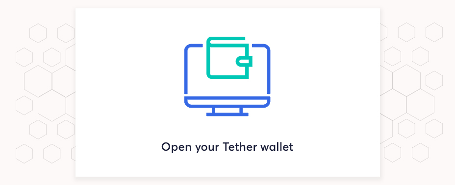 open your wallet to buy tether
