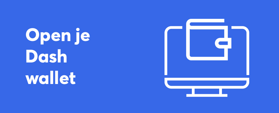 open uw wallet om dash te verkopen