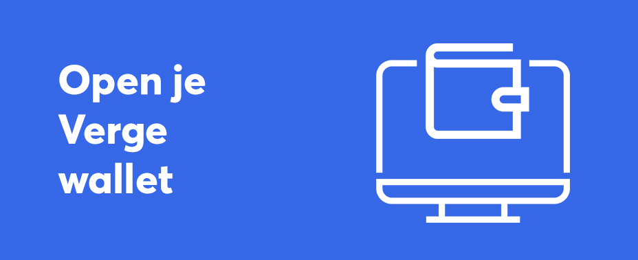 open uw wallet om Verge te kopen