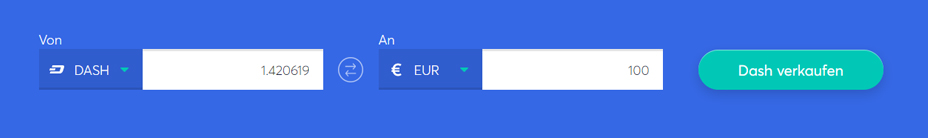 Tauschbarren zum Kauf von dash