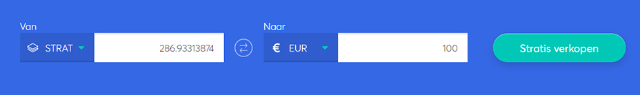 Exchange bar om strat te verkopen