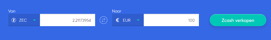 Exchange bar om zcash te verkopen